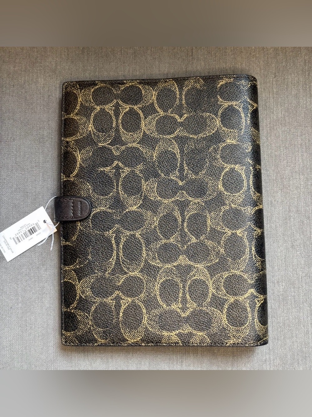 COACH Notebook In Loved Signature Canvas/Leather CDX99 Brown Gold NEW w/Tags🖤🤎 - Picture 5 of 10